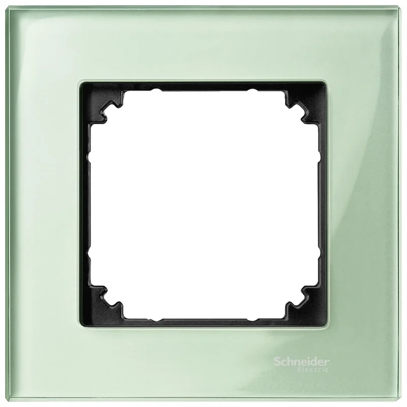 Декоративна рамка 1x цвят Изумруд стъкло System M-Elegance Glass /до изчерпване/ - Schneider Electric Merten System M MTN404104