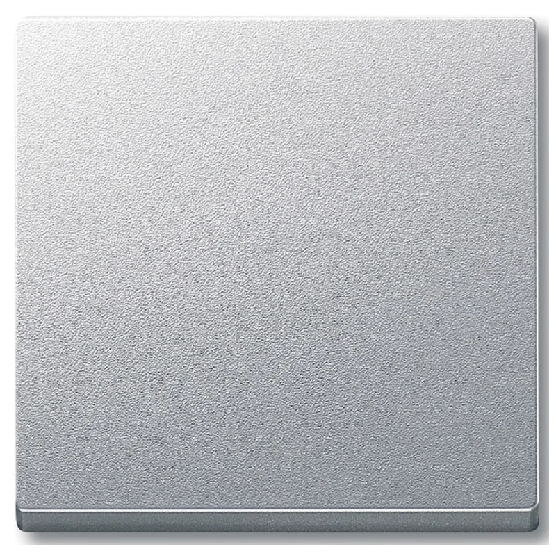 Face plate for switch/push button Aluminium System M /while stocks last/ - Schneider Electric Merten System M MTN433160