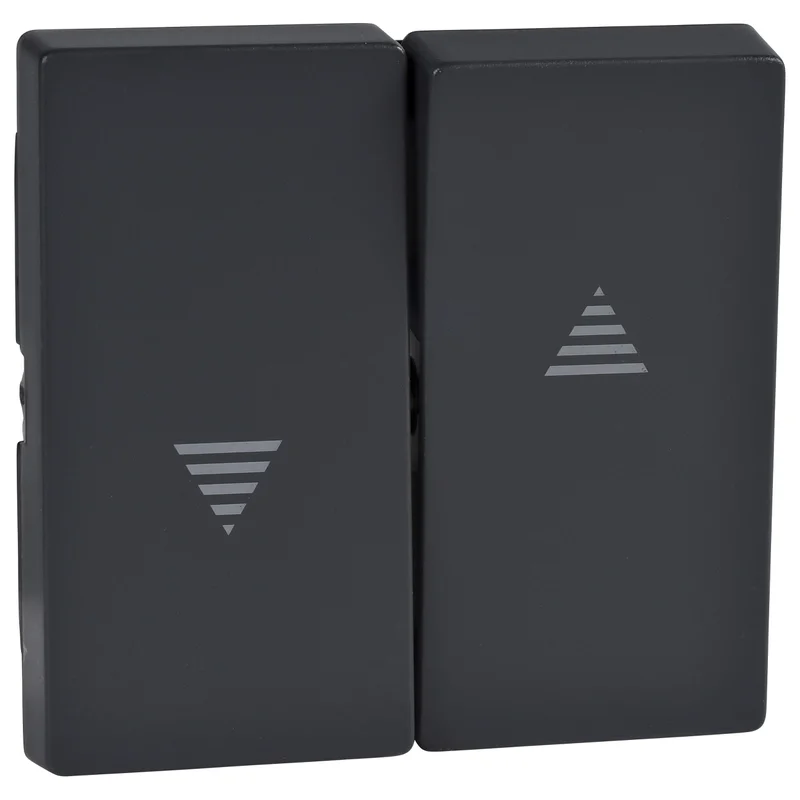 Schneider Electric Face plate for switch/push button for shutters Anthracite System M /while stocks last/ - Schneider Electric Merten System M MTN435514