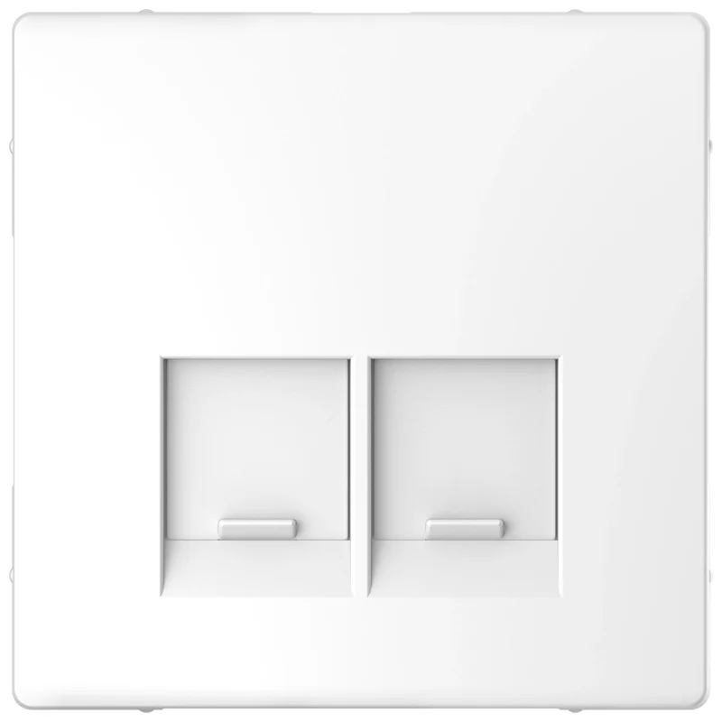 Schneider Electric Face plate for outlet 2x RJ45 colour Lotus System Design /while stocks last/ - Schneider Electric Merten System Design MTN4572-6035