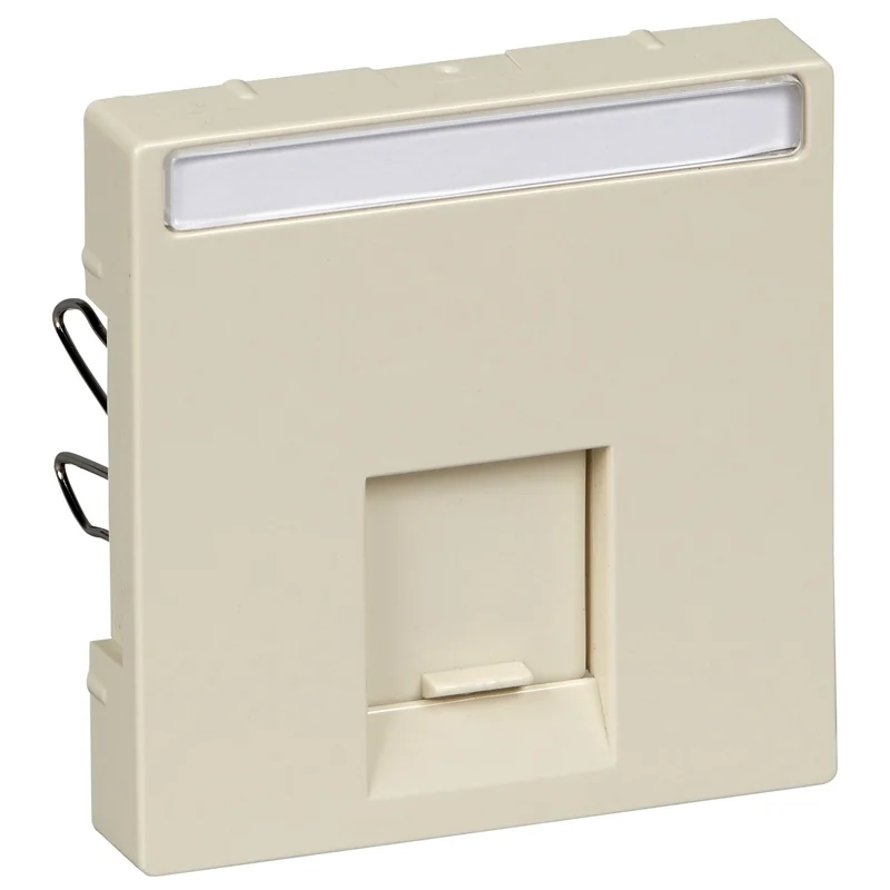 Schneider Electric Face plate for outlet RJ45 Cream System M /while stocks last/ - Schneider Electric Merten System M MTN469844
