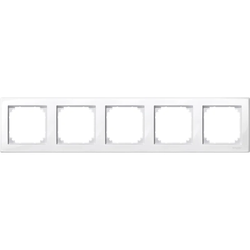 Декоративна рамка 5x полярно бяло M-Smart - SCHNEIDER ELECTRIC Merten MTN478519