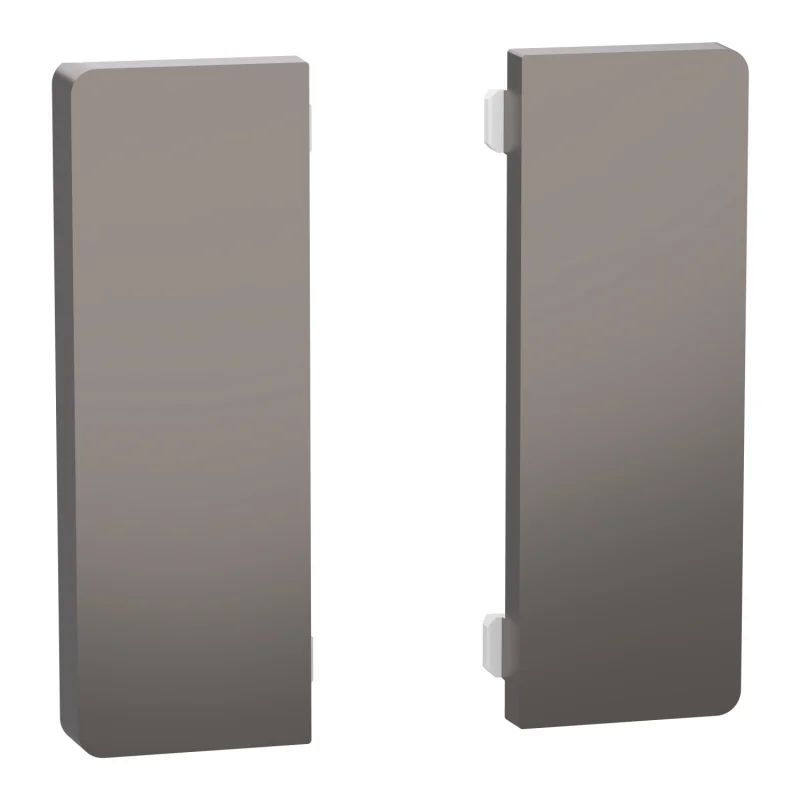 KNX капак за 2 средни бутона SysD, никел - SCHNEIDER ELECTRIC KNX (brand Merten) MTN6192-6050
