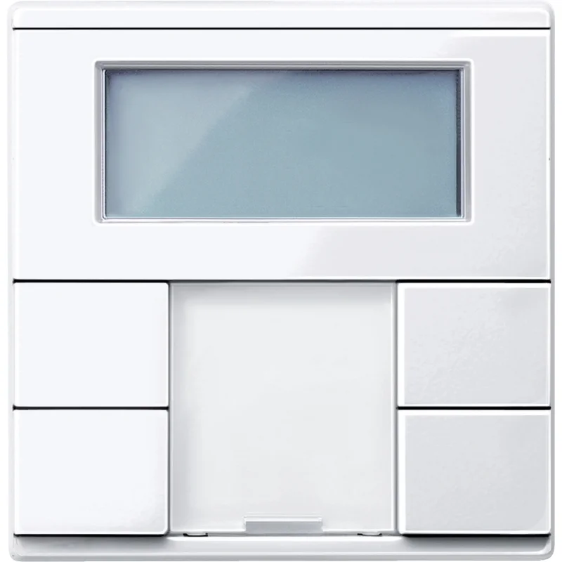 KNX бутон 2-модулен с термостат, active бял, System M - SCHNEIDER ELECTRIC KNX MTN6212-0325