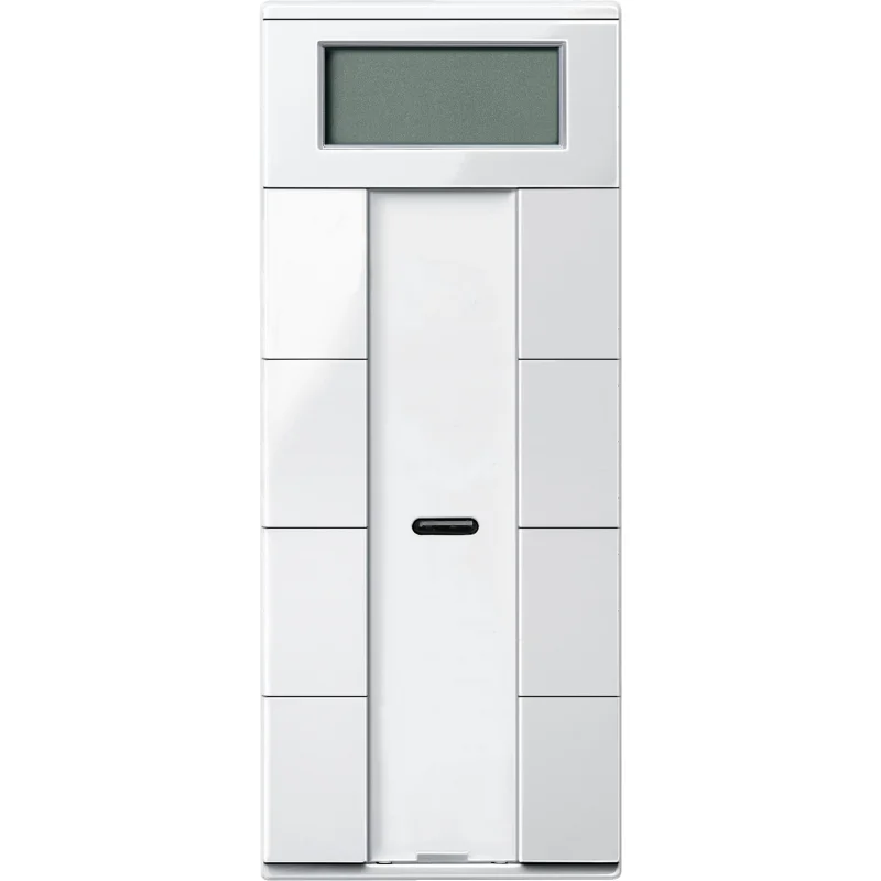 KNX бутон 4-модулен с термостат, полярно бял, System M - SCHNEIDER ELECTRIC KNX MTN6214-0319