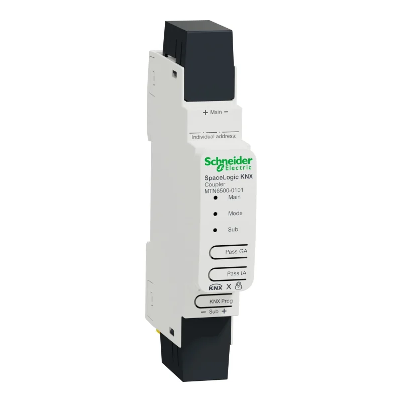 SpaceLogic KNX Coupler DIN Rail - SCHNEIDER ELECTRIC KNX MTN6500-0101