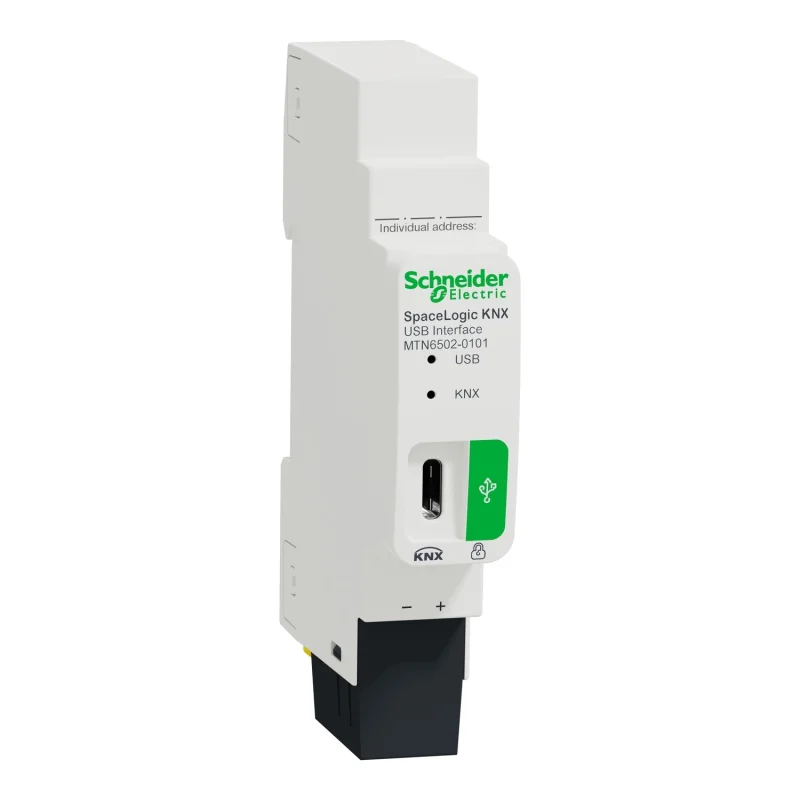 SpaceLogic KNX USB Interface DIN Rail - SCHNEIDER ELECTRIC KNX MTN6502-0101