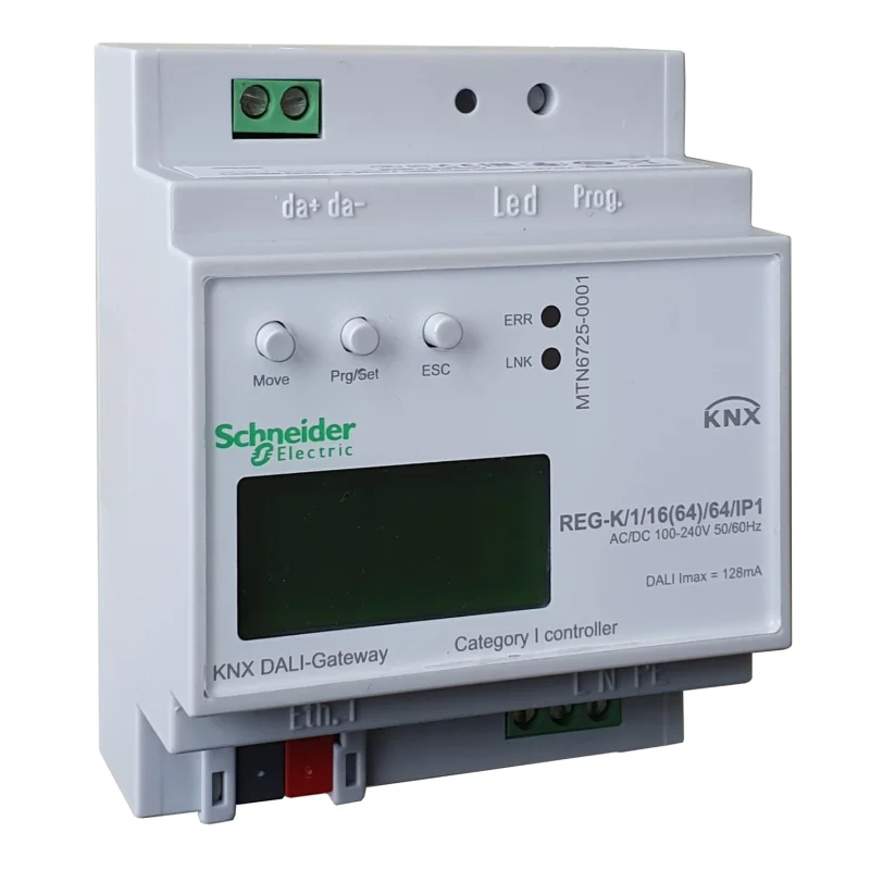Schneider Electric KNX DALI gateway REG-K/1/16(64)/64/IP1 - SCHNEIDER ELECTRIC KNX MTN6725-0001