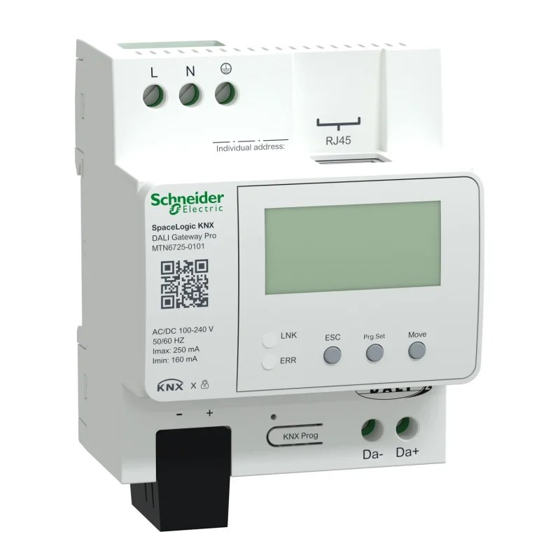SpaceLogic KNX DALI Gateway Pro 1ch DALI-2 - SCHNEIDER ELECTRIC KNX MTN6725-0101