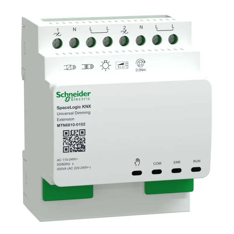 Schneider Electric SpaceLogic KNX Universal Dimming, Extension 2 channel - SCHNEIDER ELECTRIC KNX MTN6810-0102