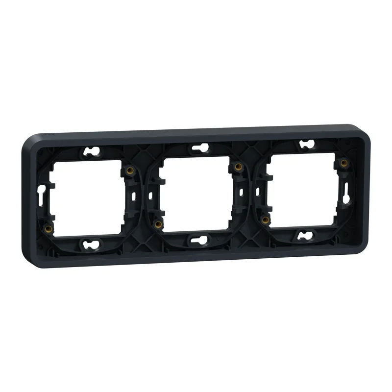 Schneider Electric Рамка 3x Антрацит, хоризонтална, за скрит монтаж IP55 - SCHNEIDER ELECTRIC Mureva Styl MUR34109