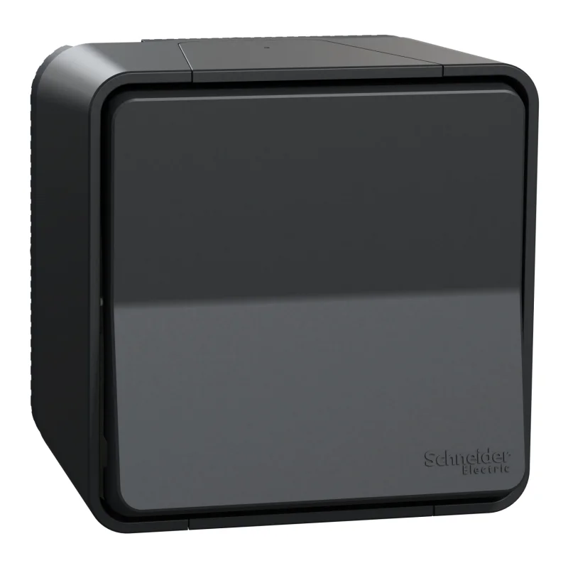 Schneider Electric Light push button monobloc 10A IP55 Anthracite - SCHNEIDER ELECTRIC Mureva Styl MUR35026