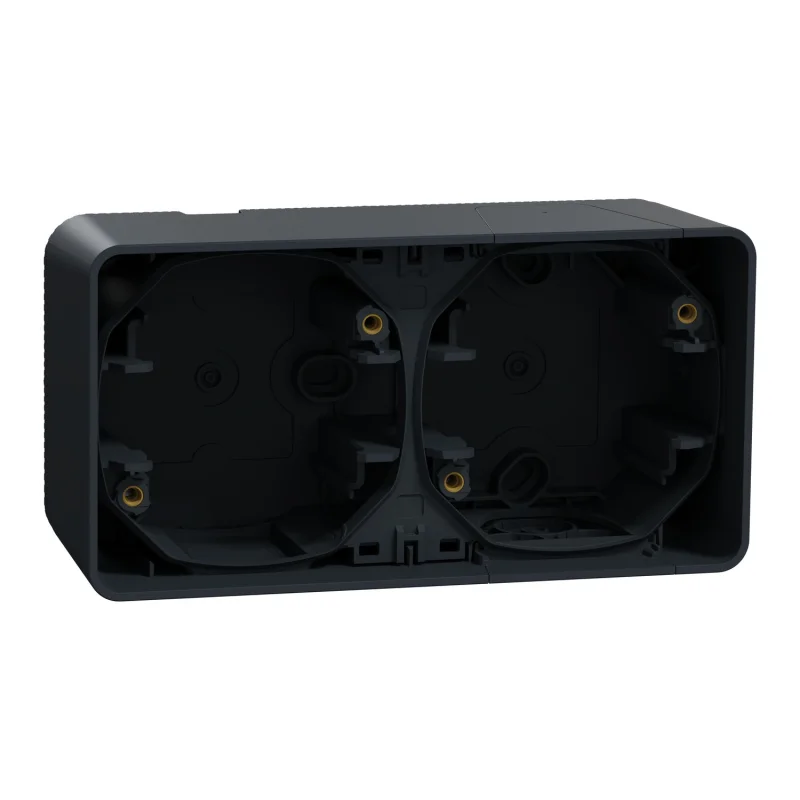 Schneider Electric Frame 2x Anthracite, horizontal, for surface mounting IP55 - SCHNEIDER ELECTRIC Mureva Styl MUR37914
