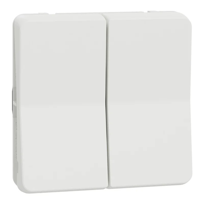 Schneider Electric Double two-way switch mechanism 10A IP55 White - SCHNEIDER ELECTRIC Mureva Styl MUR39022