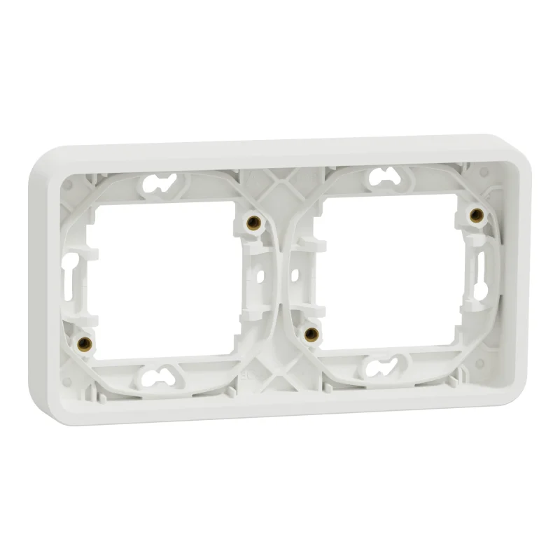 Schneider Electric Frame 2x White, horizontal, for concealed mounting IP55 - SCHNEIDER ELECTRIC Mureva Styl MUR39101