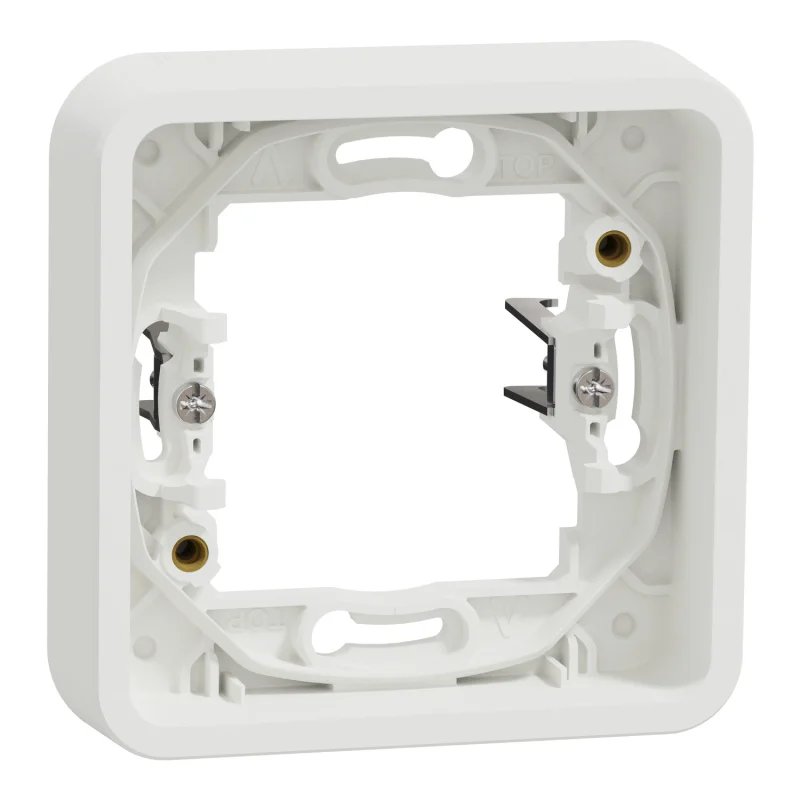 Schneider Electric Рамка 1x Бял със скоби, за скрит монтаж IP55 - SCHNEIDER ELECTRIC Mureva Styl MUR39108