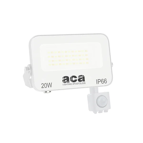 Спотове N N20CCTWS – ACA сензор, 20 W, 3000Κ-4000Κ-6500Κ, 185-265V, IP66, бял