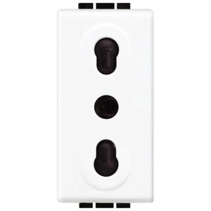 Контакт италиански стандарт 1М Бял - bticino Livinglight N4180