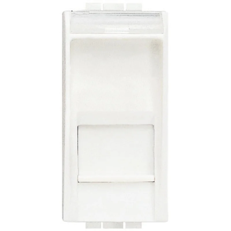 bticino Розетка 1xRJ45 Cat. 6 FTP 1М Бял - bticino Livinglight N4279C6F