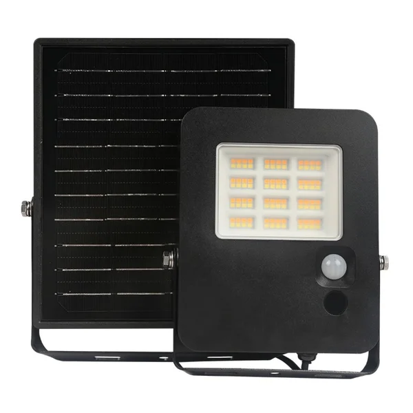 Solar Floodlights Norel NOREL15CCT – ACA solar floodlight, 15 W, 3000-4000-6000K, Works with PV panels, IP65, black