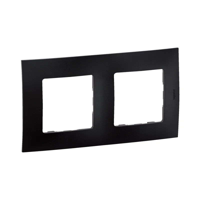 Legrand Рамка 2x Черен - Legrand Niloe New NP112BK