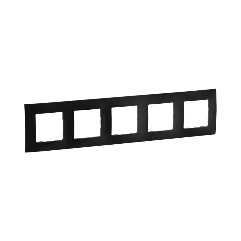 Legrand Frame 5x Black - Legrand Niloe New NP115BK