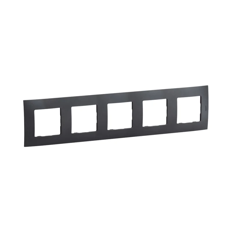 Frame 5x Dark grey - Legrand Niloe New NP115GR