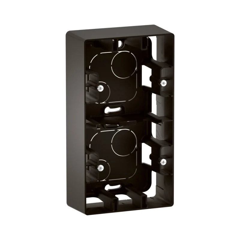 Legrand Bracket for surface mounting 2x Black - Legrand Niloe New NP162BK