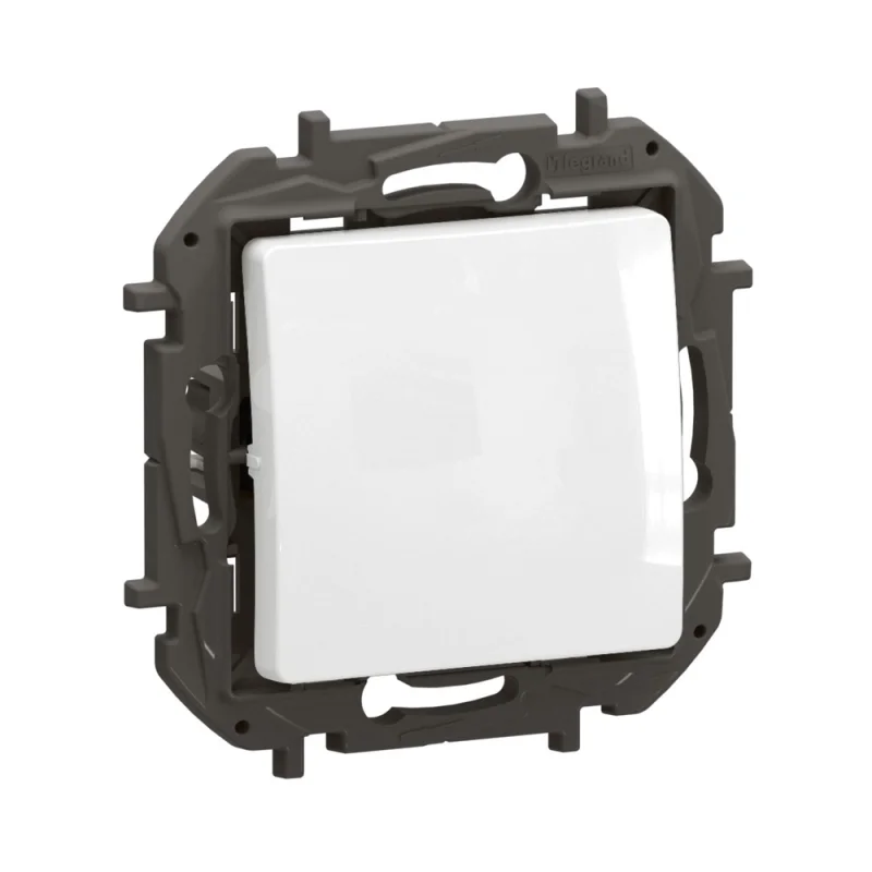 Еднополюсен ключ 10A Бял - Legrand Niloe New NP2110WH