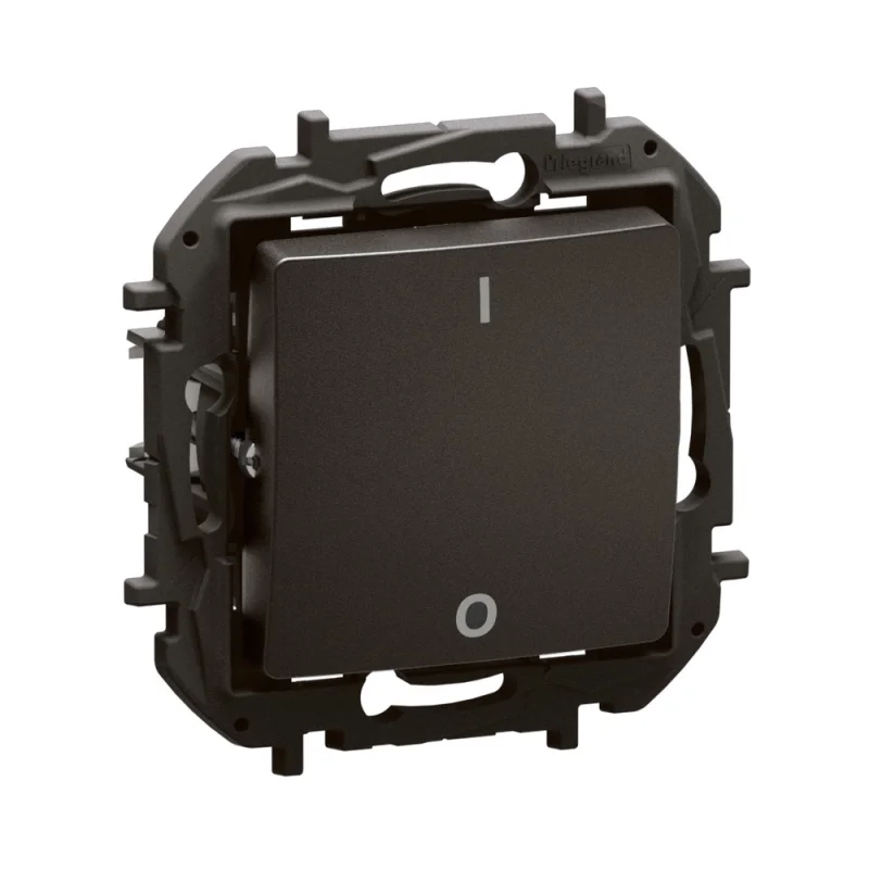 Legrand Double-pole switch 10A Black - Legrand Niloe New NP2113BK