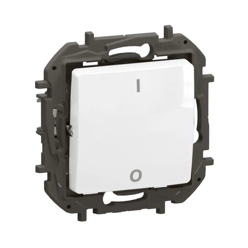 Legrand Double-pole switch 10A White - Legrand Niloe New NP2113WH