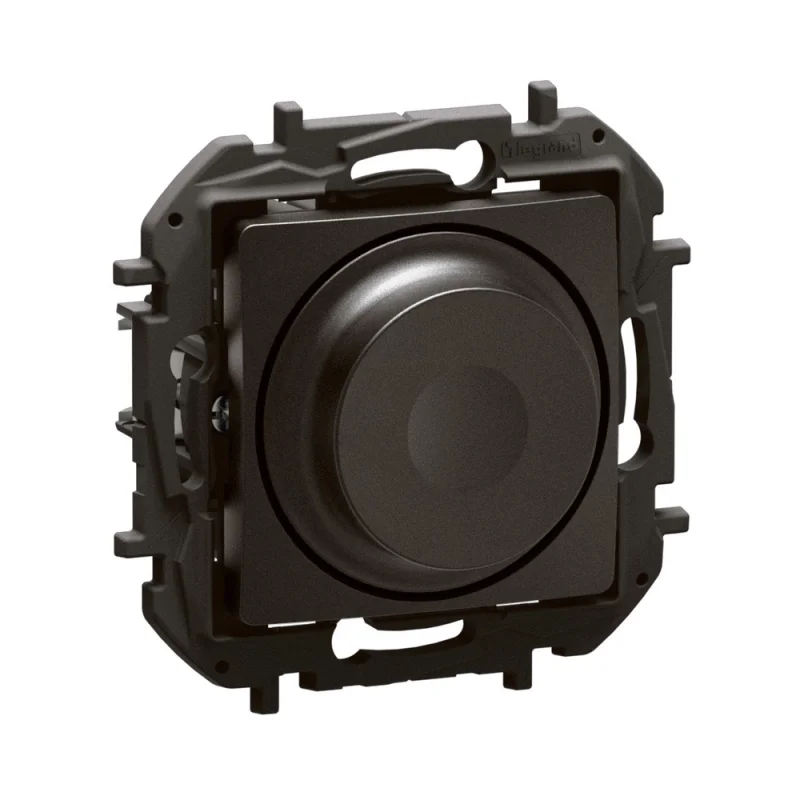 Legrand Ротативен димер за всички товари 5-300W LED 5-75W Черен - Legrand Niloe New NP2411BK
