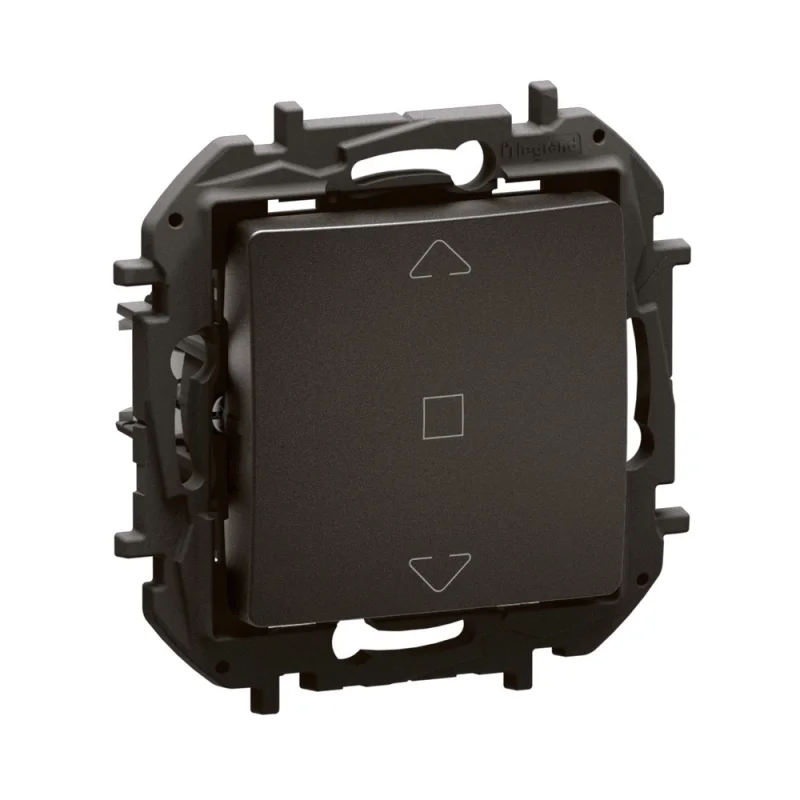 Legrand Switch for shutters 3-position 10A Black - Legrand Niloe New NP2610BK