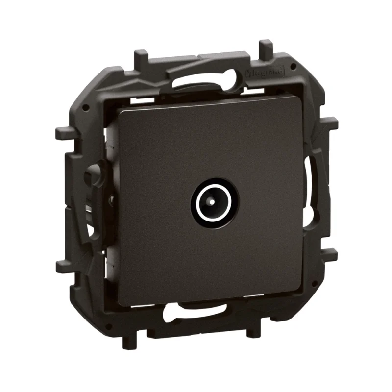 TV outlet adapter male 14dB Black - Legrand Niloe New NP4102BK