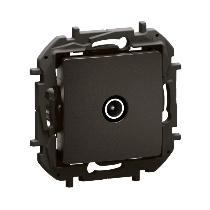 Legrand TV outlet male type star 1.5dB Black - Legrand Niloe New NP4103BK