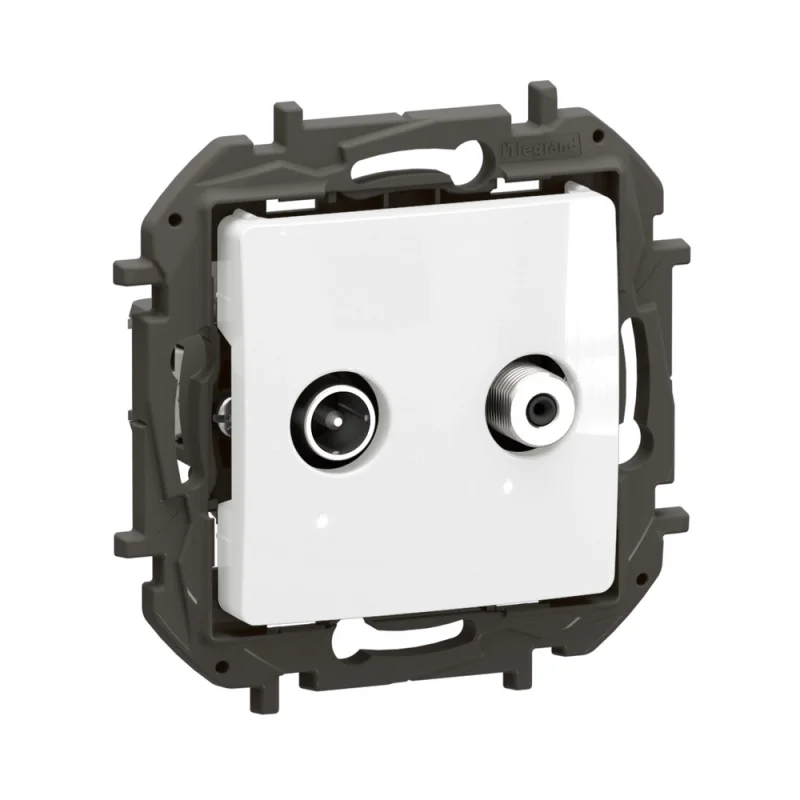 Розетка TV-SAT тип звезда 1.5dB Бял - Legrand Niloe New NP4109WH