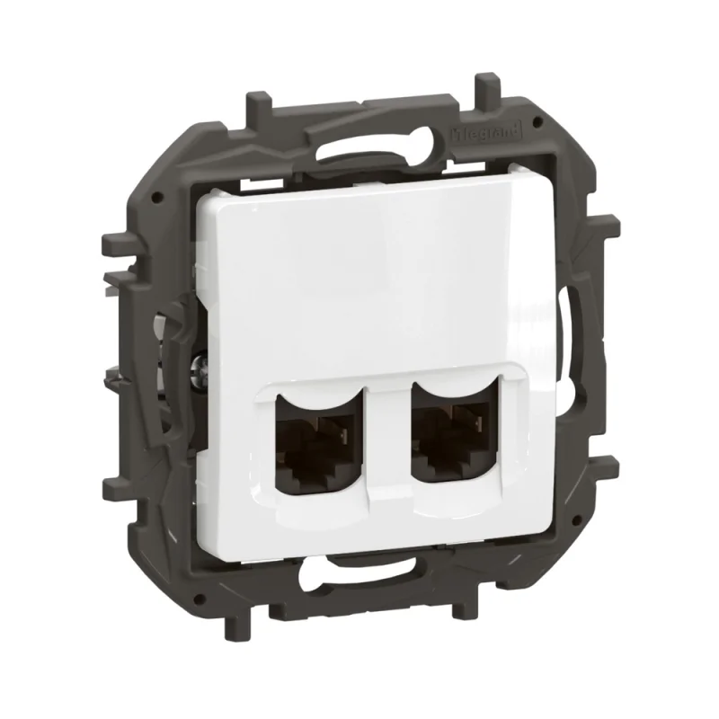 Розетка 2x RJ45 FTP cat.6 Бял - Legrand Niloe New NP4332WH