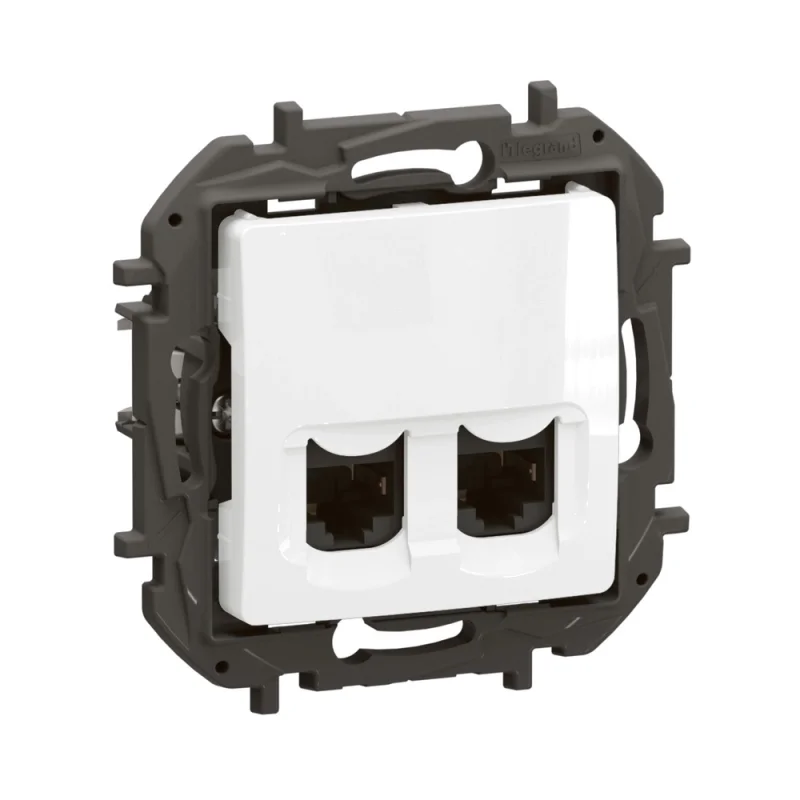 Розетка 2x RJ45 STP cat.6A Бял - Legrand Niloe New NP4335WH