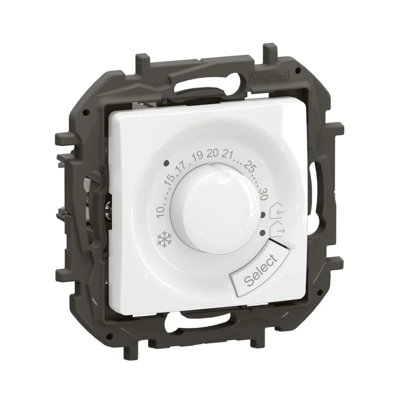 Термостат 10-30°C max. 8A 230VA Бял - Legrand Niloe New NP670WH
