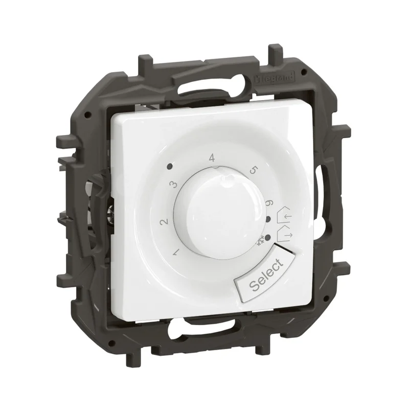 Legrand Термостат за подово отопление 7-40°C max 16A 250V Бял - Legrand Niloe New NP671WH