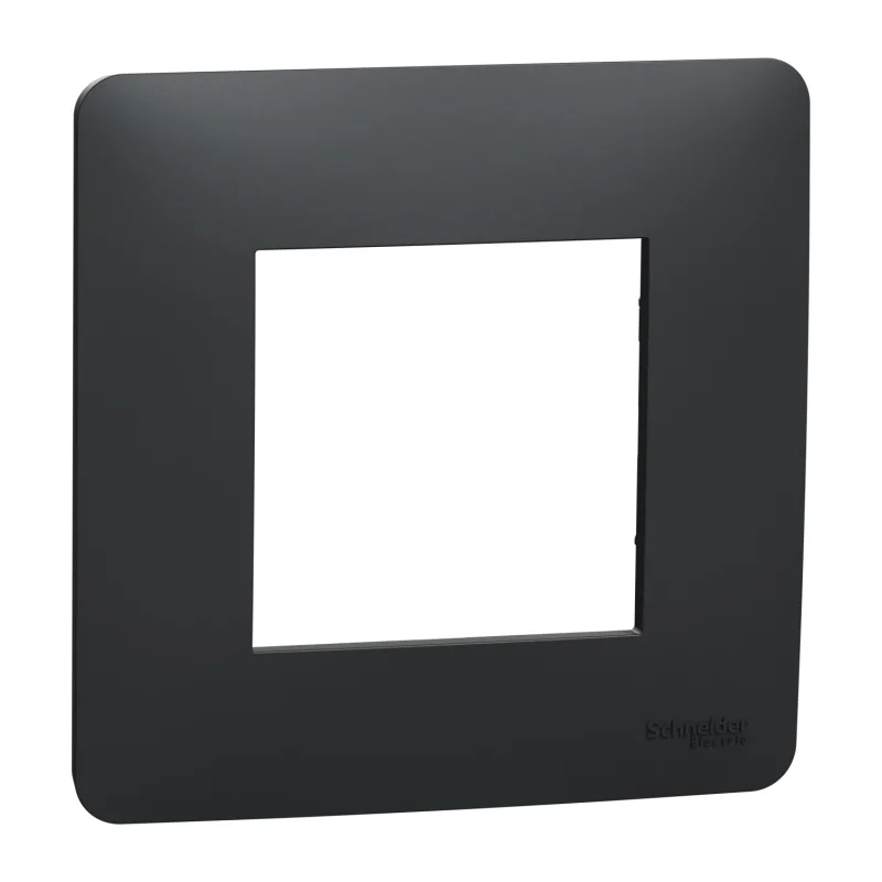 Schneider Electric Frame 1x 2M Unica Studio, anthracite - SCHNEIDER ELECTRIC New Unica NU200254