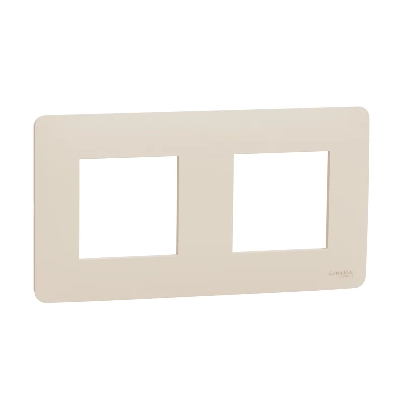 Schneider Electric Frame 2x 2M Unica Studio, ivory - SCHNEIDER ELECTRIC New Unica NU200444