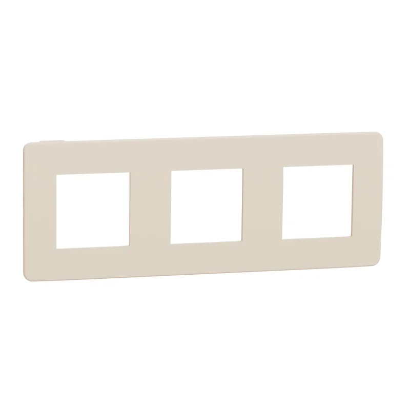 Schneider Electric Frame 3x 2M Unica Studio, beige/ivory - SCHNEIDER ELECTRIC New Unica NU280644
