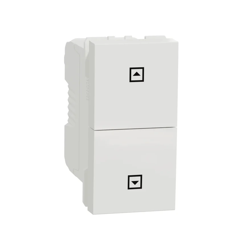 Schneider Electric Бутон за управление на щори 10A, 1M, бял - SCHNEIDER ELECTRIC New Unica NU310718SC