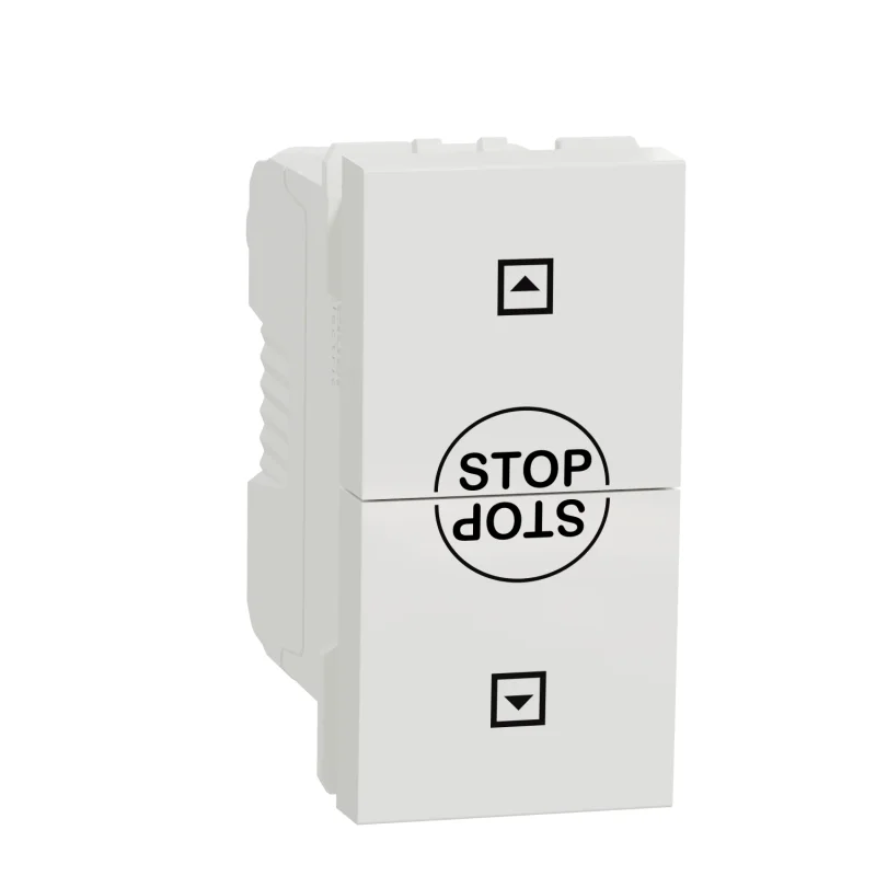 Schneider Electric Switch for shutter control 10A, 1M, white - SCHNEIDER ELECTRIC New Unica NU310818SC