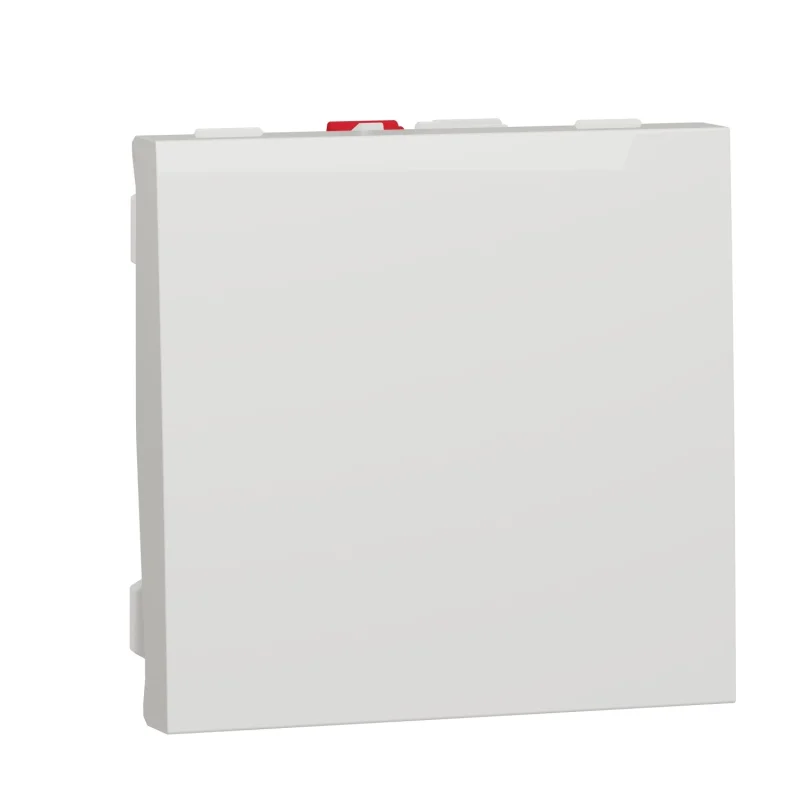 Еднополюсен ключ 10A, 2M, бял - SCHNEIDER ELECTRIC New Unica NU320118