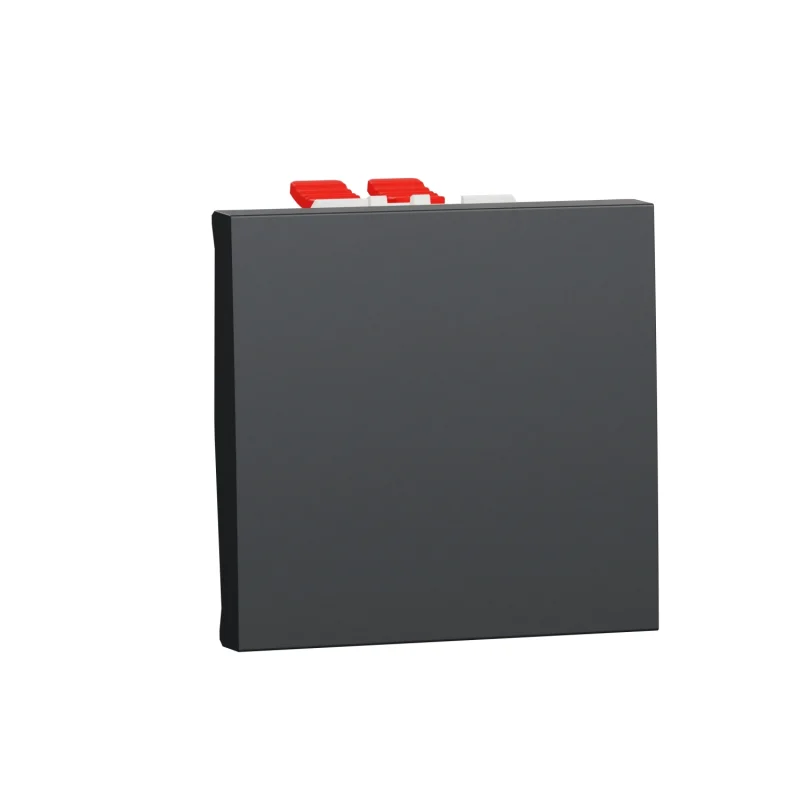 Schneider Electric Кръстат ключ 10A, 2M, антрацит - SCHNEIDER ELECTRIC New Unica NU320554