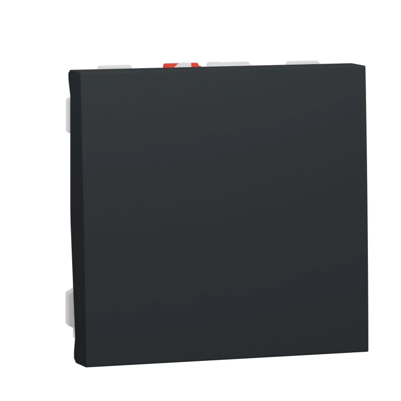Еднополюсен бутон 10A, 2M, антрацит - SCHNEIDER ELECTRIC New Unica NU320654