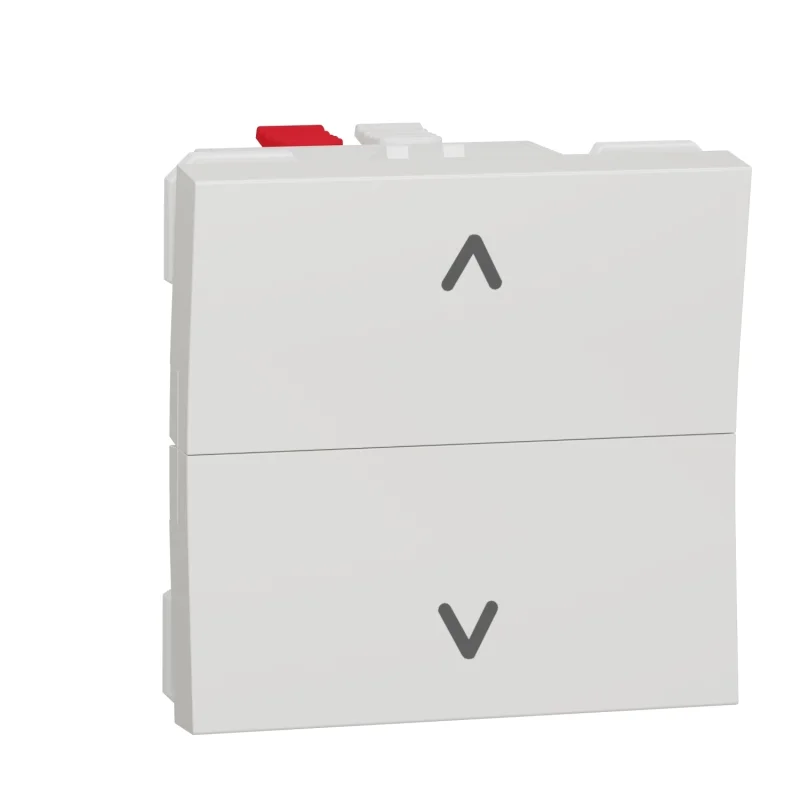 Schneider Electric Push button for shutter control 6A, 2M, white - SCHNEIDER ELECTRIC New Unica NU320718