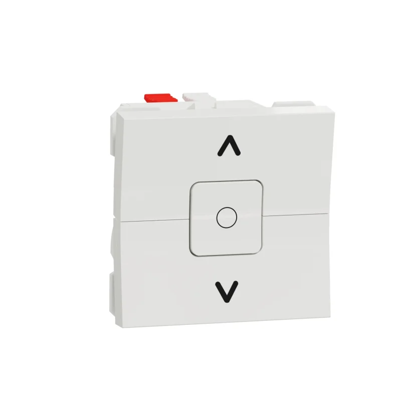 Schneider Electric Ключ за управление на щори 6A, 2M, бял - SCHNEIDER ELECTRIC New Unica NU320818